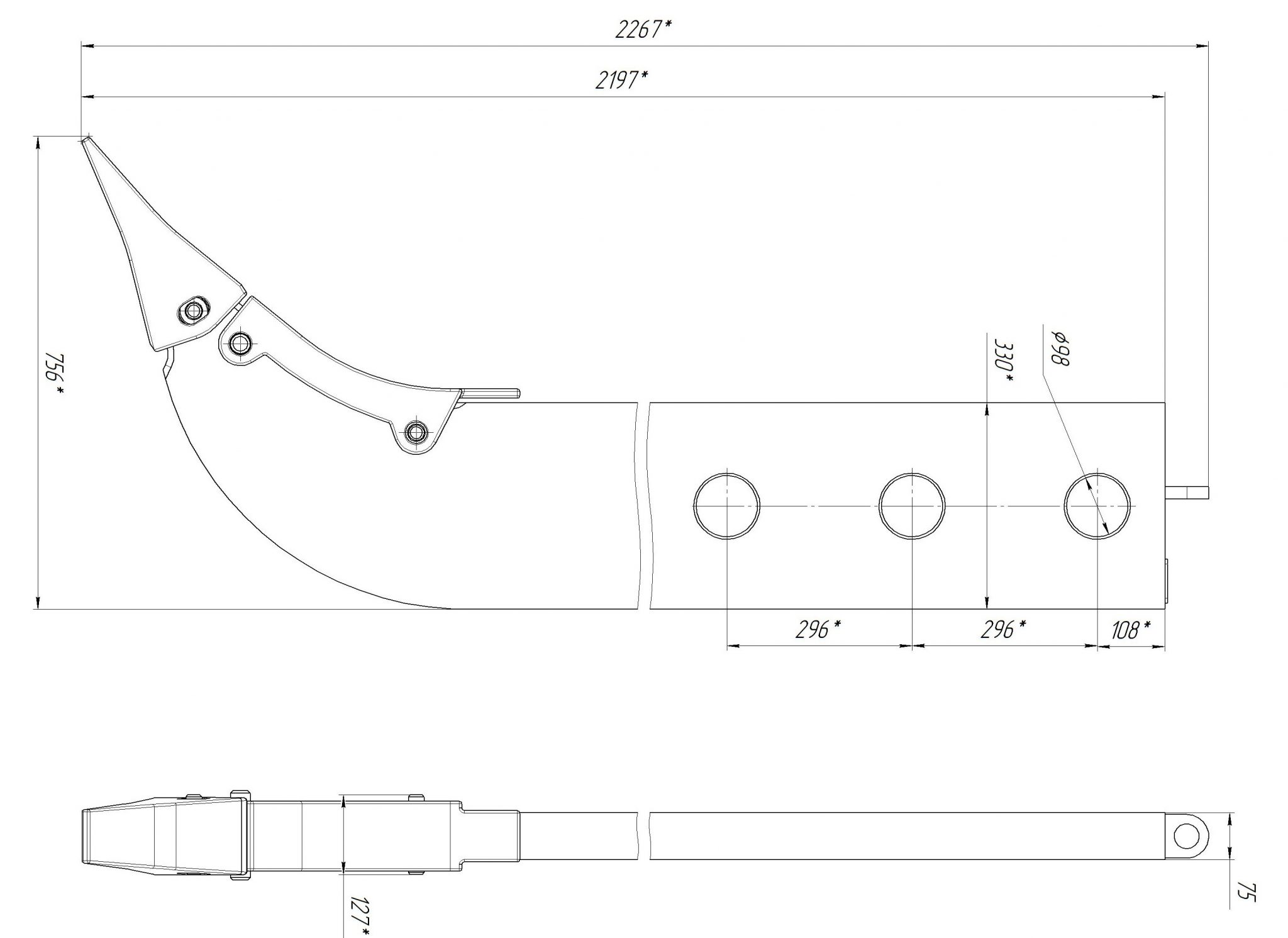 Dozer Size Chart