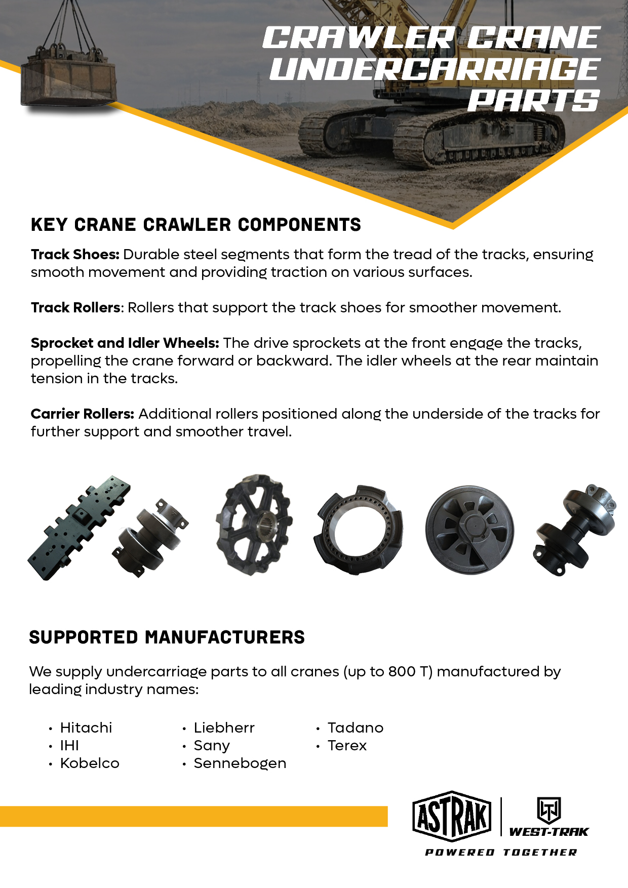 Crawler Crane Undercarriage Parts Flyer